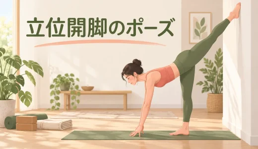 立位開脚のポーズとは？足が上がらない・骨盤が開く時の練習法