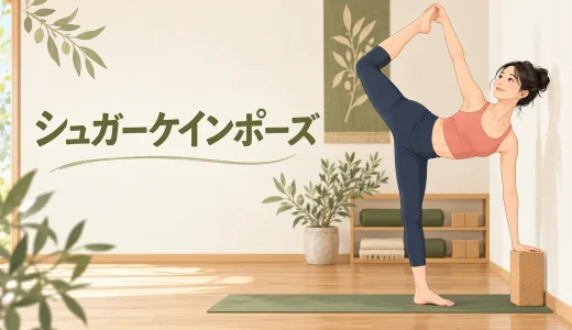 シュガーケインポーズとは？足を持てない時のやり方・壁での練習