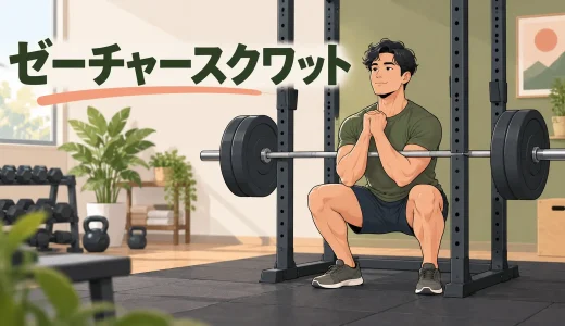 ゼーチャースクワットのやり方｜担ぎ方・重量と肘が痛いときの対策