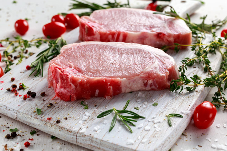 肉のタンパク質含有量