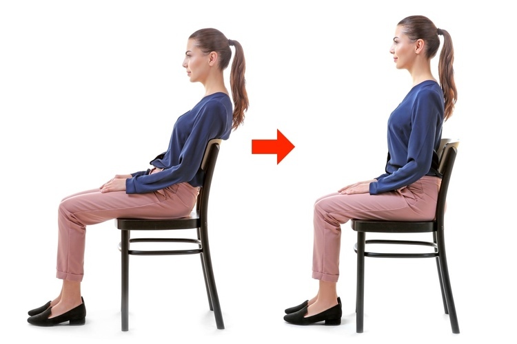 正しい姿勢の座り方